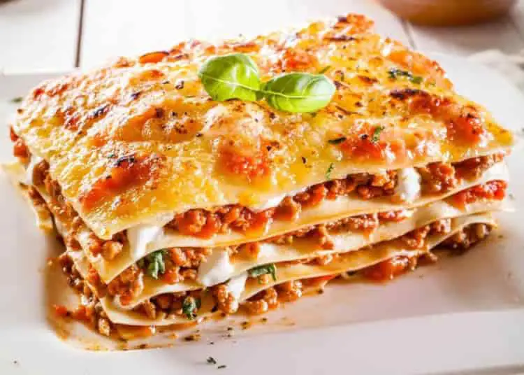 Lasaña receta thermomix