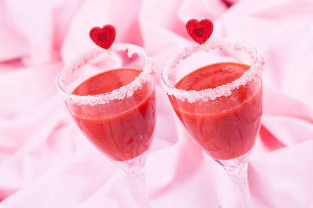 cocteles de san valentin