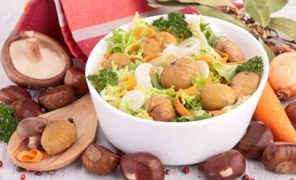 ensalada de castaña