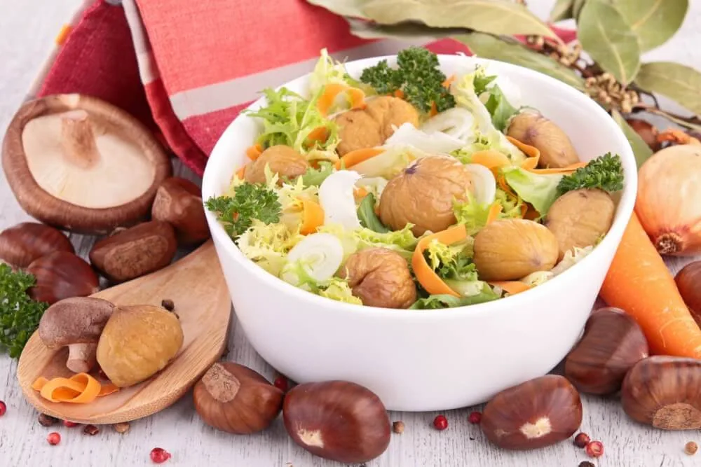 ensalada de castaña