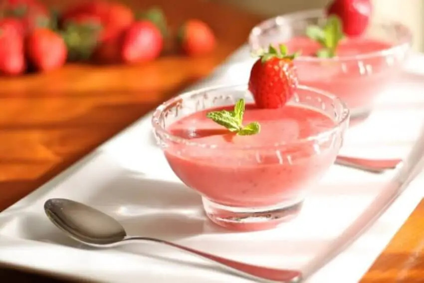 Mousse de fresas recetasthermomix.net