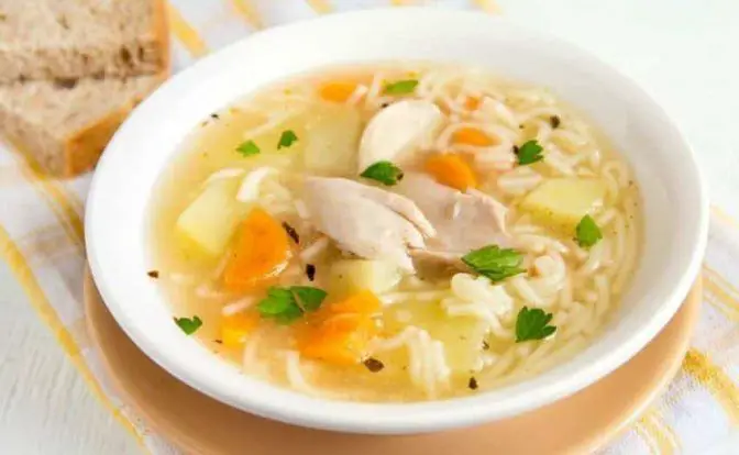 sopa de pollo al estragon recetasthermomix.net