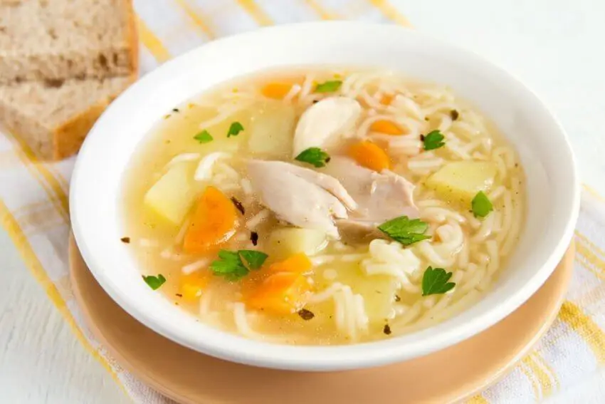 sopa de pollo al estragon recetasthermomix.net