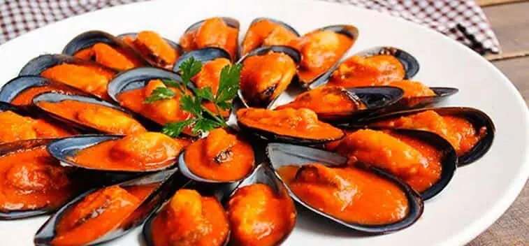 mejillones salsa pimientos thermomix