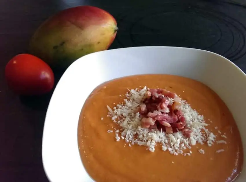 salmorejo de mango