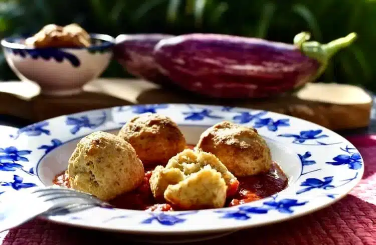 Albondigas de berenjena y parmesano recetas