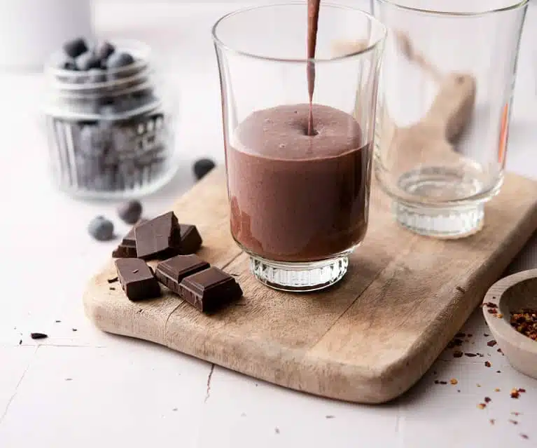 batido fitness de cacao recetas