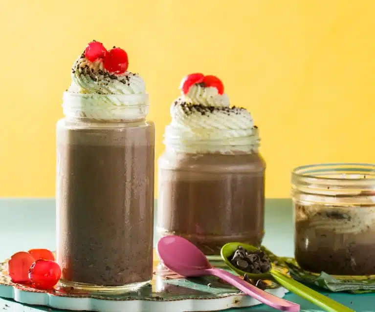 batido selva negra recetas