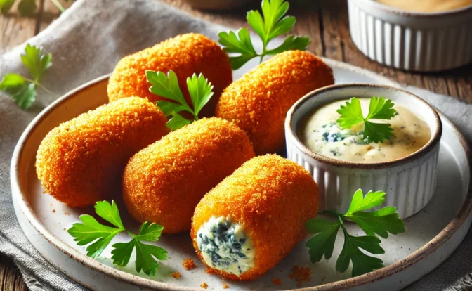 CROQUETAS DE QUESO AZUL
