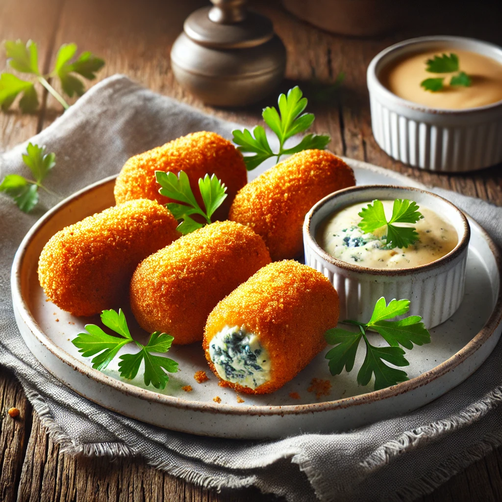 CROQUETAS DE QUESO AZUL