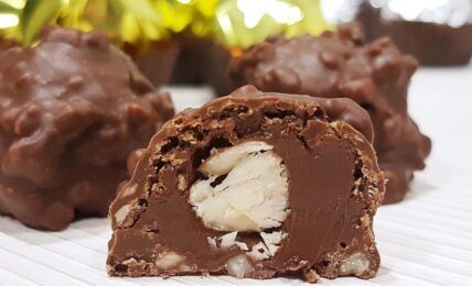 ferrero rocher sin azucar abierto