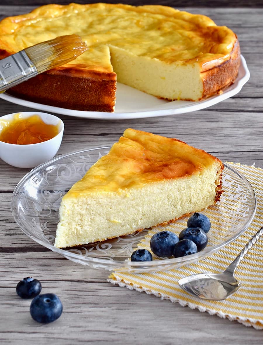 tarta de queso griega