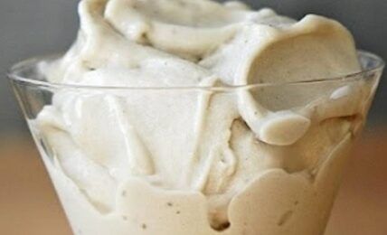 helado light de platano y yogur