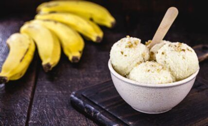 helado rapido de platano