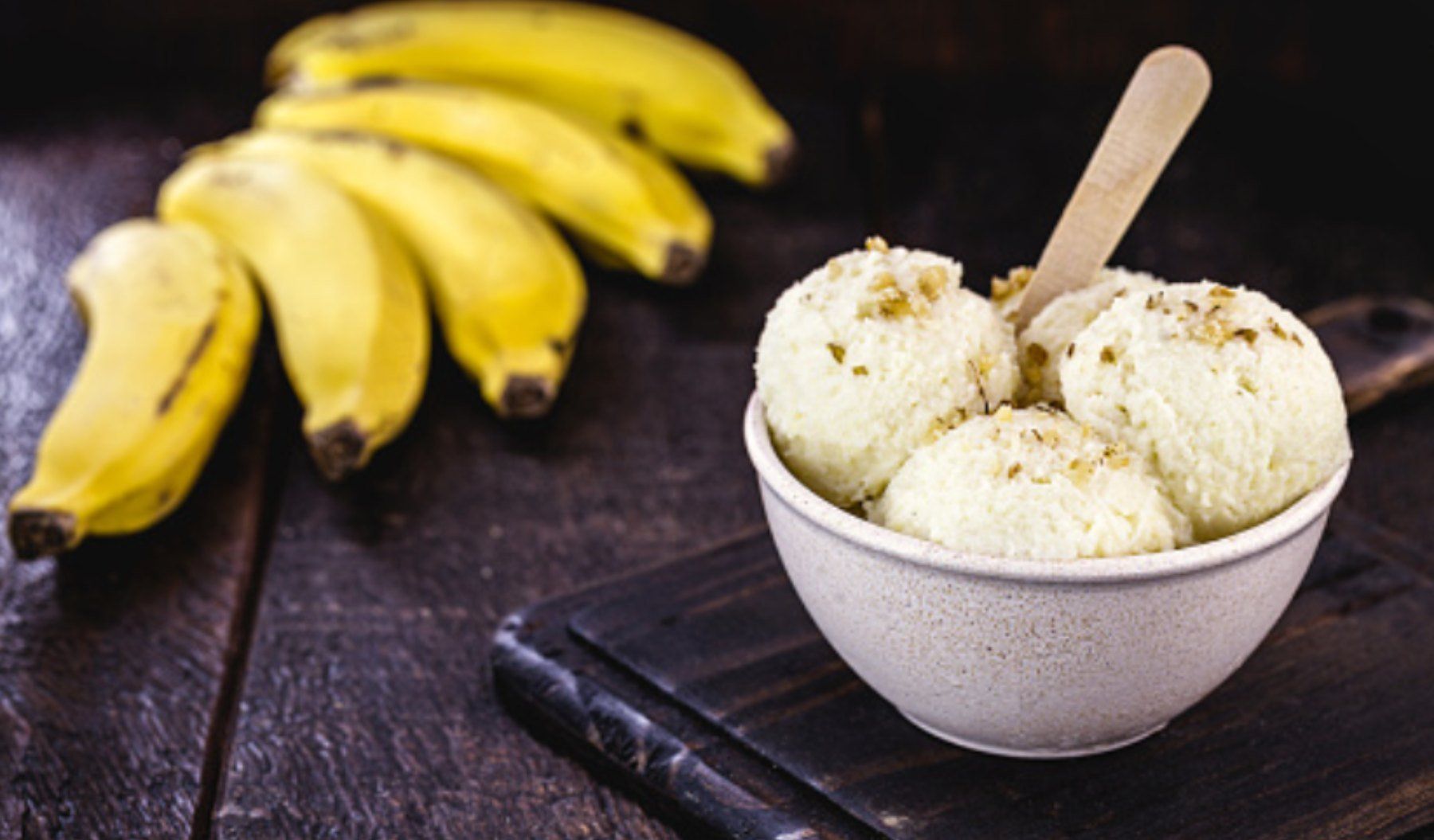 helado rapido de platano