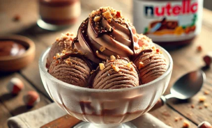 HELADO CASERO DE NUTELLA