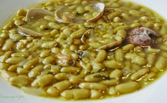 VERDINAS CON ALMEJAS