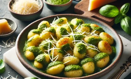 Ñoquis Caseros con Pesto