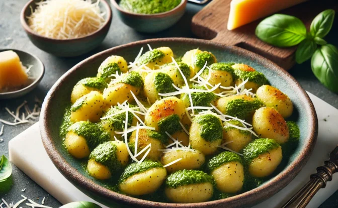 Ñoquis Caseros con Pesto