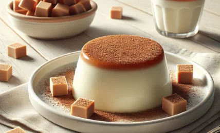 Panna Cotta Navideña con Turrón de Jijona