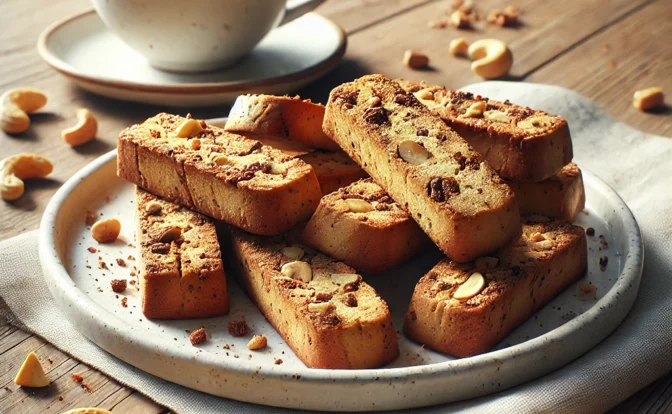 Cantucci de Cacao y Anacardos