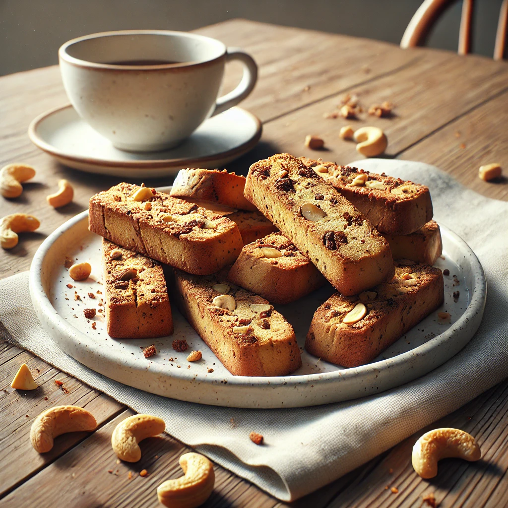 Cantucci de Cacao y Anacardos