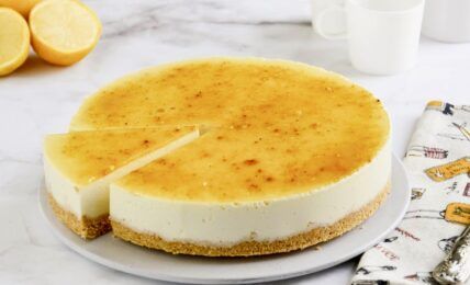 tarta de limon sin horno