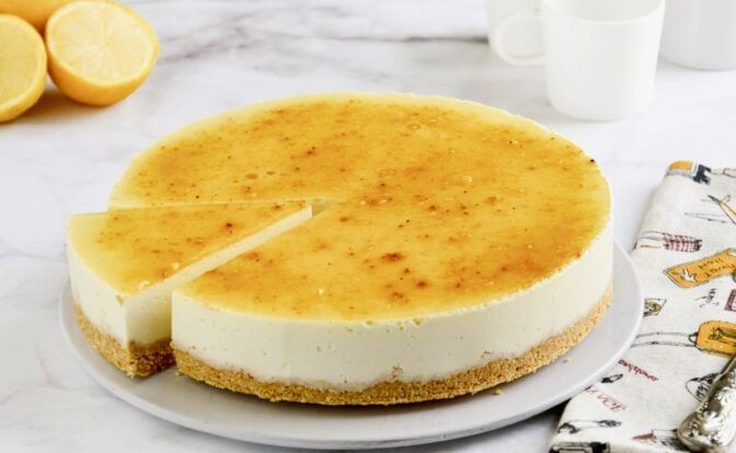 tarta de limon sin horno