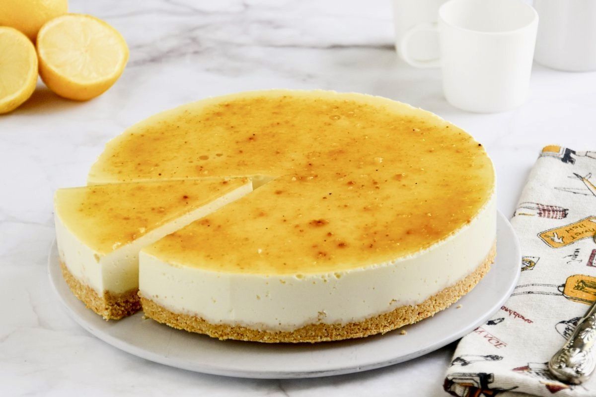 tarta de limon sin horno