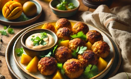 ALBONDIGAS de POLLO y MANGO