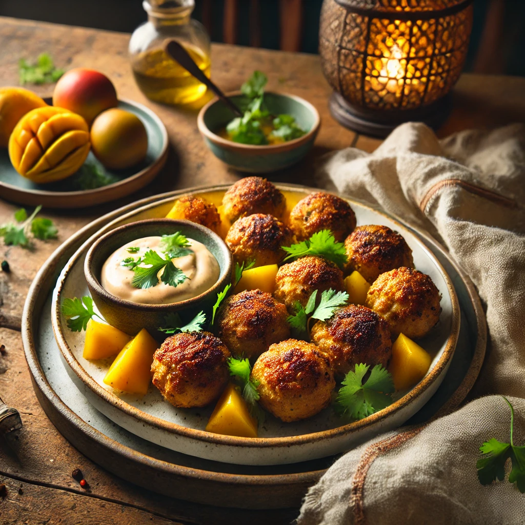 ALBONDIGAS de POLLO y MANGO