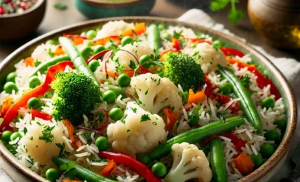 ARROZ BASMATI CON VERDURAS