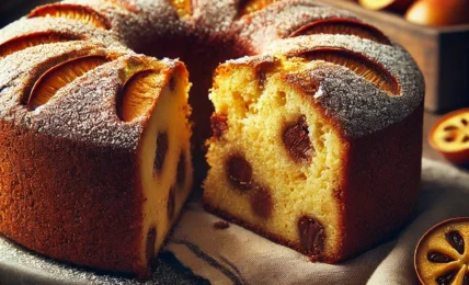 Bizcocho de Caqui y ChocolatE