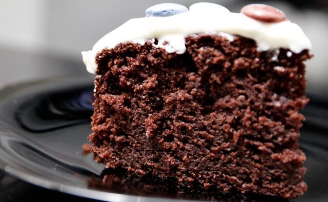Bizcocho de calabaza y chocolate con frosting Halloween3