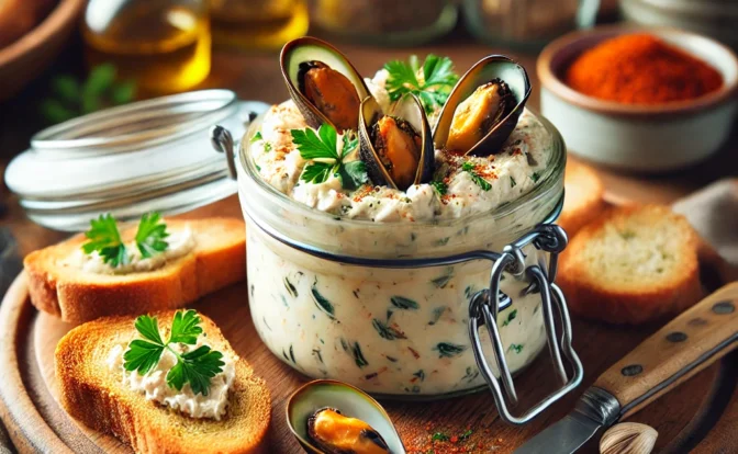 PATE marinero de BERBERECHOS y MEJILLONES