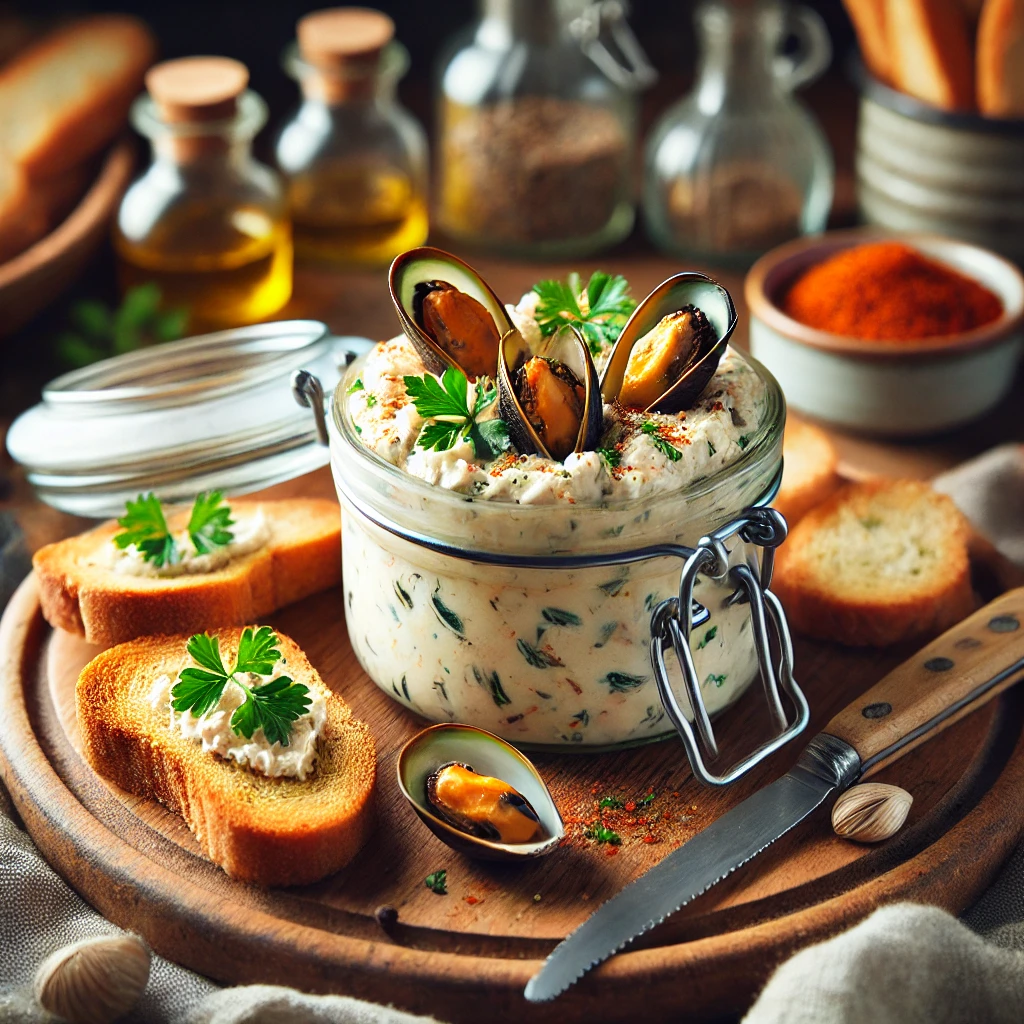 PATE marinero de BERBERECHOS y MEJILLONES