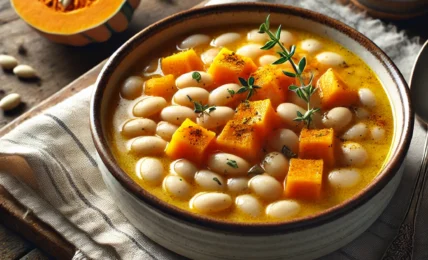 Potaje de Alubias con Calabaza