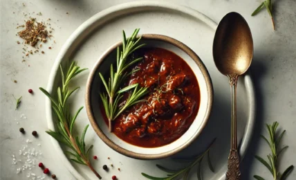 SALSA DE CARNE AROMATIZADA AL ROMERO