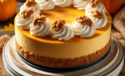 tarta de queso con calabaza