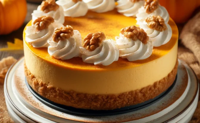 tarta de queso con calabaza