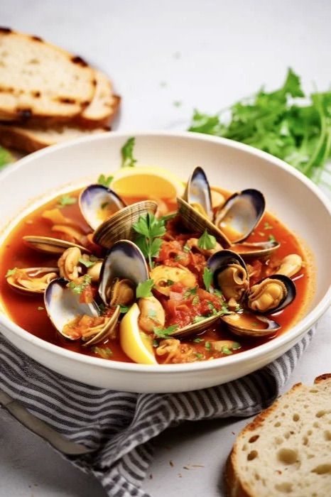 foto almejas a la marinera con tomate 375 24788