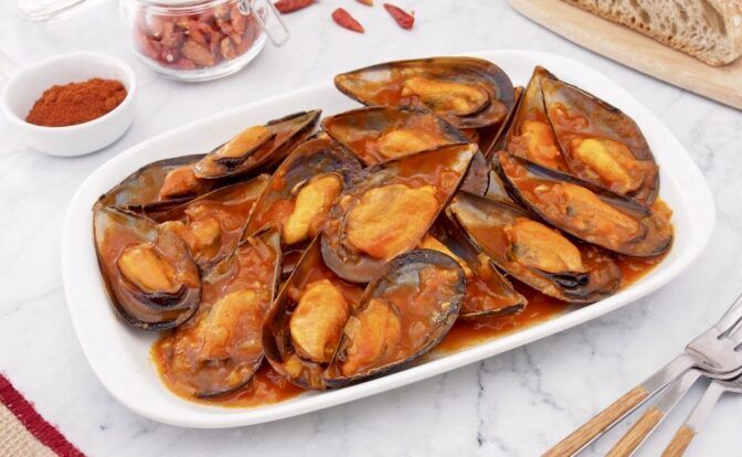 mejillones en salsa picante caseros