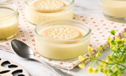 natillas de chocolate blanco