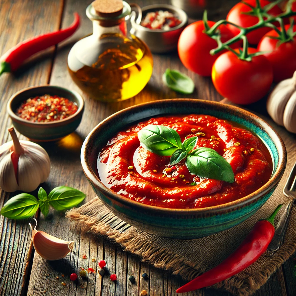 receta de salsa de tomate picante