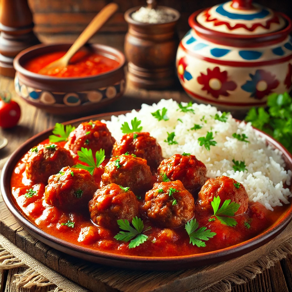 albondigas con tomate