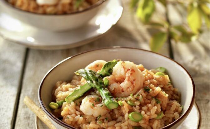 arroz meloso con gambas y esparragos trigueros 5b1287bc 800x800