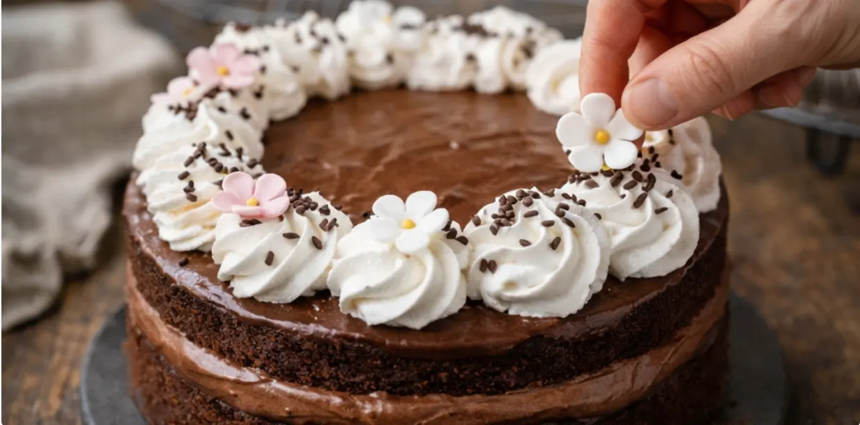 Tarta de Cumpleanos de Chocolate y Nata